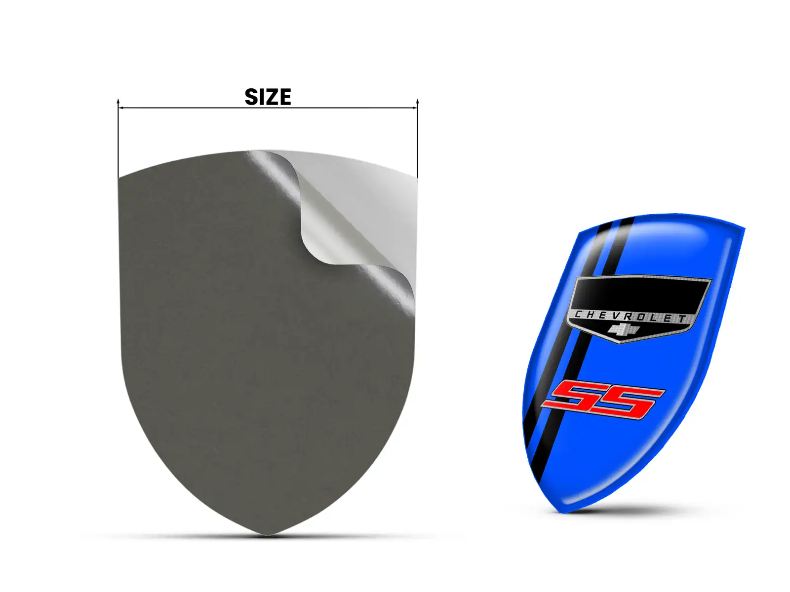 Chevrolet Heckscheibenaufkleber Universal Stern Hochwertig